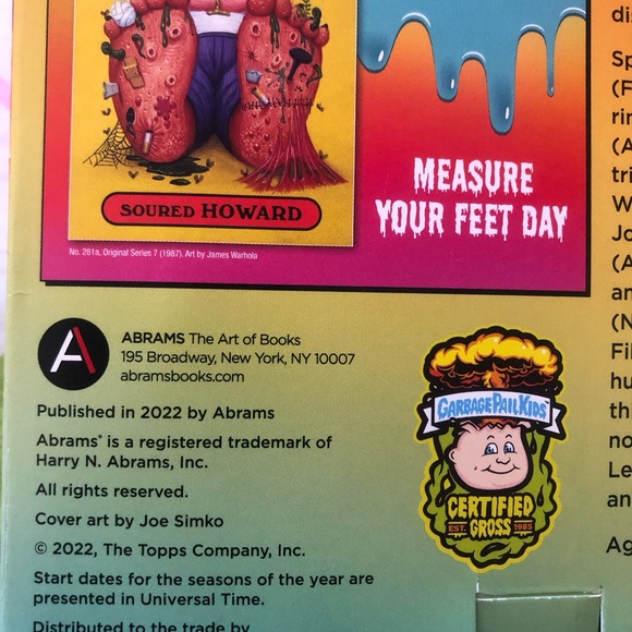 Garbage Pail Kids Calendar - Picture 3 of 4